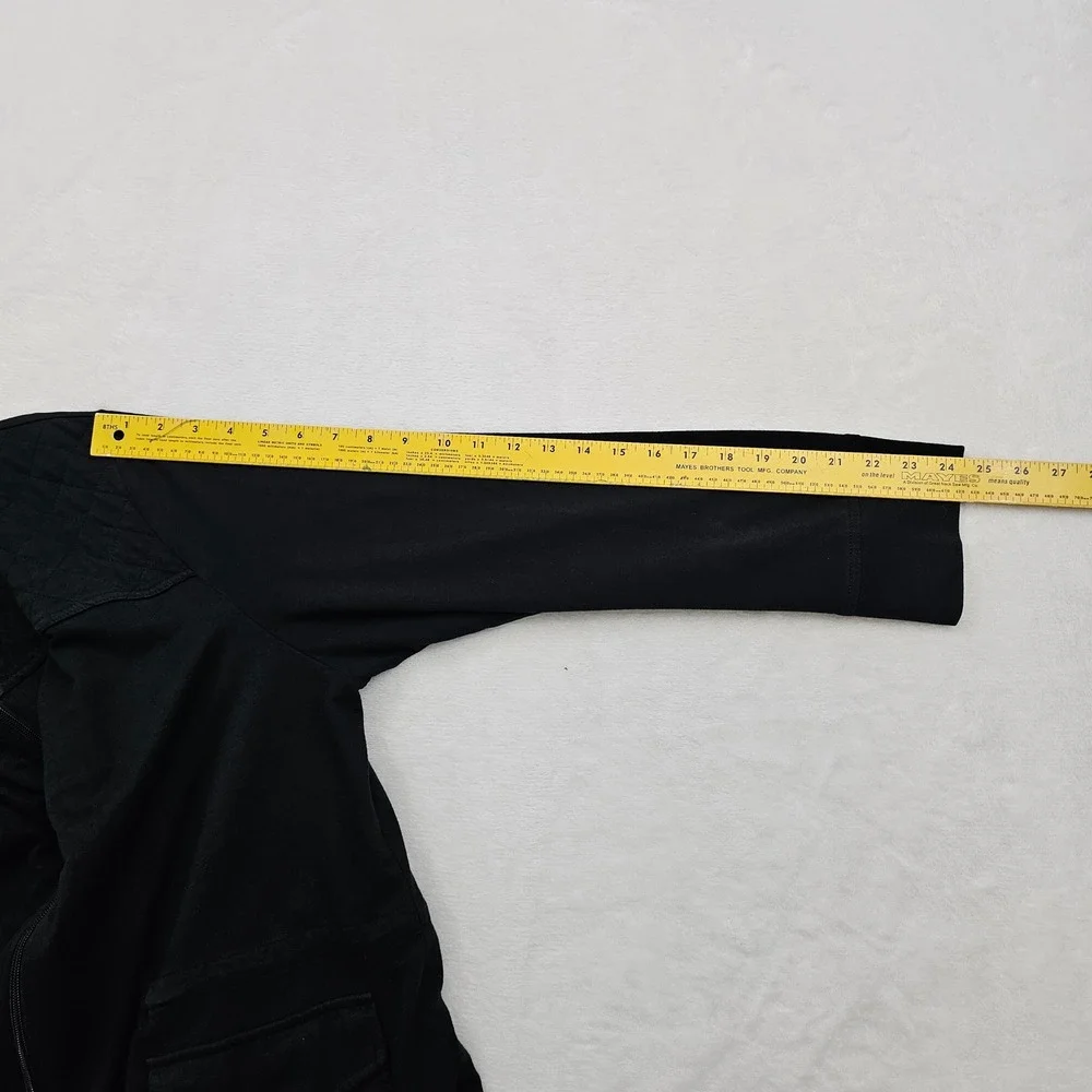 Lauren Active Ralph Lauren Jacket Womens 2X Black Full Zip Cotton Equestrian Ivy